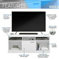 thumbnail image 4 of Techni Mobili Entertainment Stand for TVs Up to 61", White RTA-910TV-WHT, 4 of 11