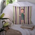 thumbnail image 3 of Carolines Treasures BB5186PW1414 Dancer Bikatard Flex Hands Fabric Decorative Pillow  14Hx14W multicolor, 3 of 4