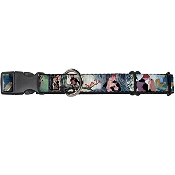 Buckle-Down Sleeping Beauty Woods Scenes Disney Martingale Plastic Clip Collar