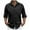 Black, variant on Men's Corduroy Long Sleeve Shirts Lapel Collar Button Up Shirt Blouse 2 Pockets Casual Fall Tops Regular Fit (XL, White)