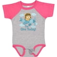 thumbnail image 3 of Inktastic 1st Birthday Airplane Teddy Bear I'm One Today Boys or Girls Baby Bodysuit, 3 of 5