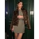 thumbnail image 5 of Conjuntos elegantes de minifalda de leopardo y animales para mujer, chaqueta elegante con solapa, Falda corta de línea A, traje de 2 piezas, trajes de oficina para mujer, 5 of 5