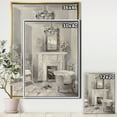 thumbnail image 3 of Designart ' French Bathroom Vintage I ' Traditional Bathroom Framed Canvas, 3 of 3