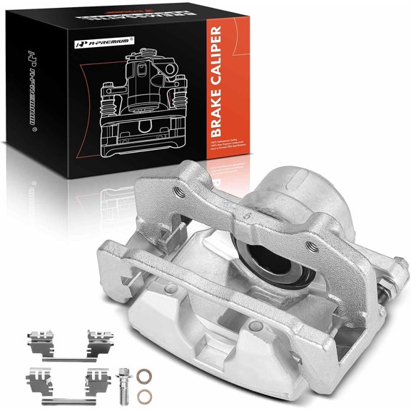 A-Premium Disc Brake Caliper Assembly with Bracket Compatible with Select Chrysler and Dodge Models - 300 2005-2011, Challenger 2009-2011, Charger 2006-2010, Magnum 2005-2008 - Front Left Driver Side