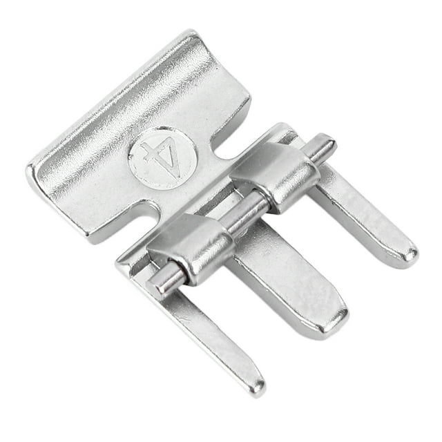 Demonsen Snap On Zip Zipper Foot,Zip Zipper Foot Snap On Stainless Steel Sturdy Durable with IDT Zipper Presser Foot for Sewing Machine,Zip Zipper Foot with IDT