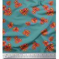 thumbnail image 1 of Soimoi polyester Crepe Fabric Flower Artistic Decor Fabric Printed Yard 52 Inch Wide, 1 of 3