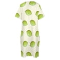 thumbnail image 4 of Limes vestido holgado con bolsillos para mujer vestidos de lujo para verano, 4 of 6