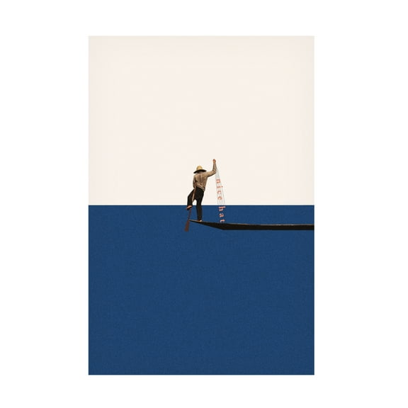 Trademark Fine Art Maarten Leon Fishing For Compliments Canvas Wall Art