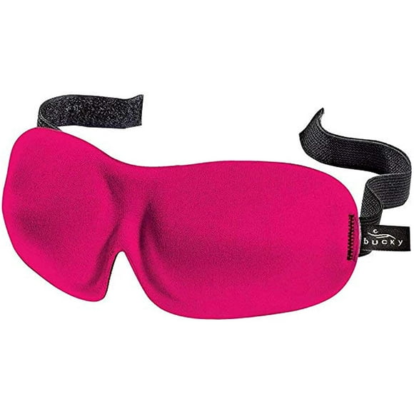 ZMLEVE 40 Blinks No Pressure Eye Mask for Travel & Sleep, Hot Pink, One Size