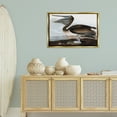 thumbnail image 3 of Stupell Industries Classic Pelican at Beach Animals & Insects Painting Gold Floater Framed Canvas Art Print Wall Art, 31 x 21, 3 of 10