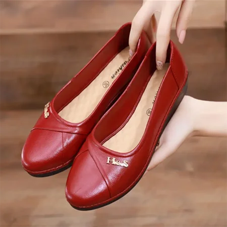 

Women‘s Solid Color Waterproof Flat Shoes Outdoor Fashion PVC Non-Slip Flat Shoes Women‘s Footwear