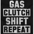 thumbnail image 2 of Gas Clutch Shift Repeat Stick Drive Men's Graphic T Shirt Tees Brisco Brands S, 2 of 4