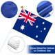 thumbnail image 3 of Banderas de Australia AhfuLife, 15 piezas, 14 x 21 cm, de mano, 3 of 6