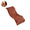 Brown, variant on Premium Flannel Recliner Chair Cushion with Full Coverage Backrest & Seat for Home Office Relaxation Cozy Warm Support