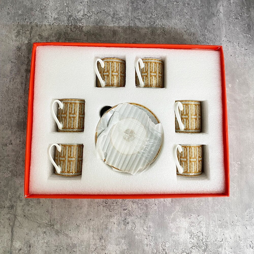 Luxury Tea Cups And Saucers Sets Gift Box Pack