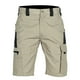 thumbnail image 1 of Pantalones capri con cintura de tela para hombre: poliéster y algodón, entrenamiento/playa, tallas S-XXXL, cintura de 84-106 cm, largo de 55-60 cm, 1 of 4