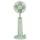 thumbnail image 2 of Ventiladores portátiles multifunción con carga USB, miniventilador con espejo, soporte para teléfono, ventiladores pequeños de mano para exteriores, 2 of 10