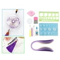 thumbnail image 1 of Coofit DIY Quilling Kit Chinese Knot Decor Paper Quilling Supplier Quilling Tool Kit, 1 of 10
