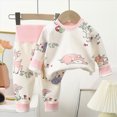 thumbnail image 4 of HFHAPW Two Piece Kids Pajamas Cute Graphic Print Girl Boys Pajama Set Toddler Sleepwear for Fall and Winter Seasons, 4 of 9