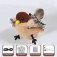 thumbnail image 3 of Gatito Toy Simulada CHIRPING GAT CAT TOYPE VELAJE TOMAS CATNIP Toys para Gatos Interiores, 3 of 9