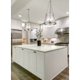 thumbnail image 3 of 341P18-RB-Z-Lite-Prescott - 4 Light Pendant In Industrial Style-39.25 Inches Tall and 18 Inches Wide-Rubbed Brass  Finish    -Traditional Installation, 3 of 7