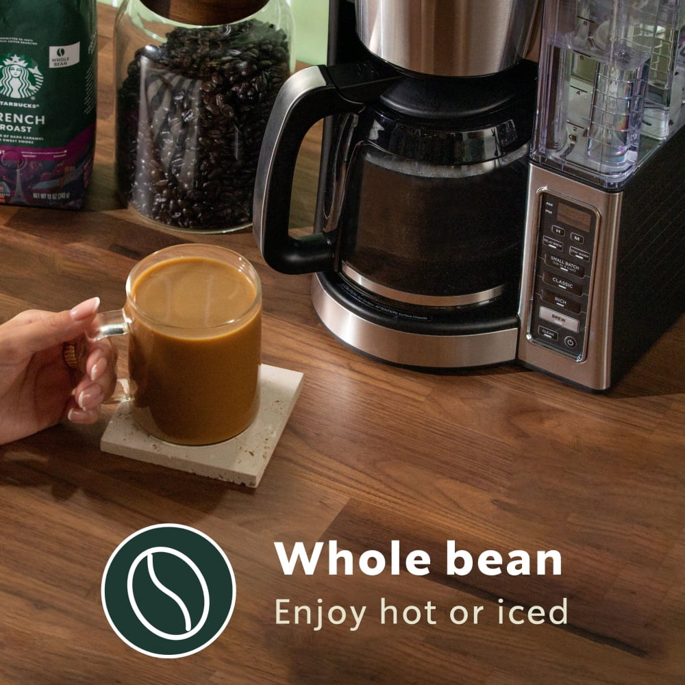 (1 Pack)-Starbucks Espresso Dark Roast Whole Bean Coffee 12 oz