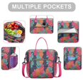 thumbnail image 2 of Pioneer Flower Floral Print Pattern Womens Lunch Box for Work,Insulated Large Lunch Bag for Tween and Teen,Loncheras Para Mujer,Leakproof Adult Lunch Bag for Work,Beach,Travel,Picnic,Camping, 2 of 7
