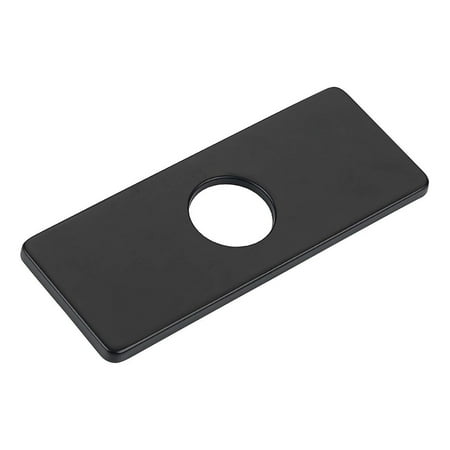 

GLFSIL Faucet Plate Hole Tap Cover Deck Plate 304 Stainless Steel Bathroom Kitchen Sink