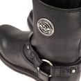 thumbnail image 7 of Milwaukee Leather MBM9042 Men's Black Ruf Leather Short Harness Motorcycle Boots w/ Inside Zipper 10.5, 7 of 7