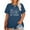 E-Darkblue-1, variant on Plus Size Dandelion Shirt Women's Oversized Graphic Tshirts Short Sleeve Loose Tee Tops