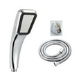 thumbnail image 1 of Sprayer Shower Head 300 Holes Water Saving High Pressure Handheld Rectangular Bathroom Shower AccessoriesShower Head + Pipe + Bracket, 1 of 1