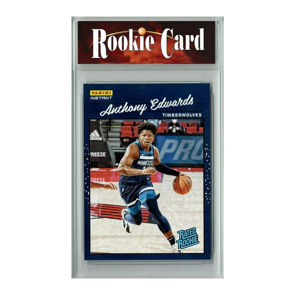 Certified Mint  Anthony Edwards 2020 Panini Instant #RR1 Retro Rated Rookie Card Minnesota Timberwolves