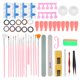 thumbnail image 1 of Herramienta para decoración de uñas, kit de herramientas para decoración de uñas, juego de manicura, kit de herramientas para decoración de uñas, rendimiento probado, 1 of 8