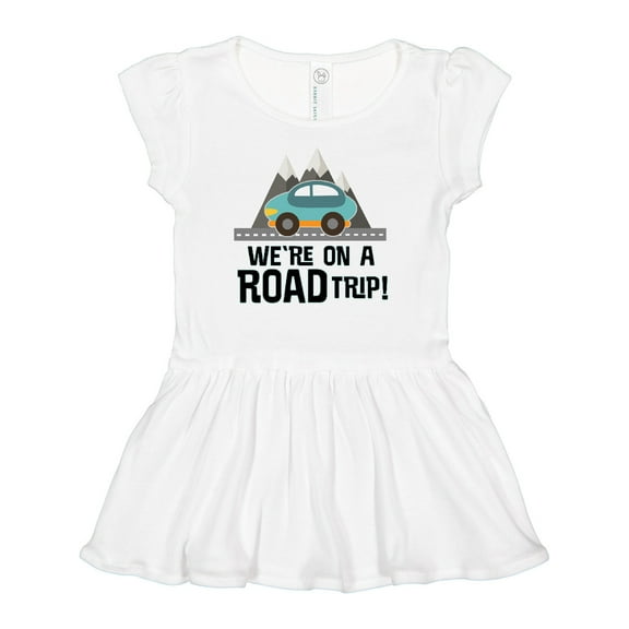 Inktastic Family Road Trip Mountains Girls Baby Dress