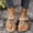 Beige, variant on Sandals for Women Clearance, Xunlbb Women's Fashion Casual Summer New Style Solid Color Fish Mouth Wedge Heel Fashionable Bright Diamond Flower Line Beach Flip Flops Sandals(Black,Size:36)