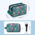 thumbnail image 3 of Toiletries Bag,Dogs with Pioneer Flower Mens Womens Toiletry Bag Bathroom Bag,Waterproof Toiletry Travel Bag Dopp Kit Shaving Bag 11x6.3x5.1 Inch, 3 of 5