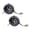 Black, variant on Mega Cargo Control Adjustable Tow Dolly Tie-Down, Tire Bonnet Ratchet Straps W/Twisted Snap Hooks - Fits Wheels 15" - 19",Green, 2 pack
