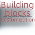 thumbnail image 2 of [50g] MOC 32072 Pcs de Blocs de Construction à Petites Particules Pièces Nationales Roue Rotative, 2 of 5