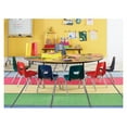 thumbnail image 6 of Lorell, 18" Seat-height Stacking Student Chairs, 4 / Carton, Burgundy, 6 of 8