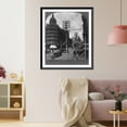 thumbnail image 3 of Historic Framed Print, Market Street, San Francisco, before the earthquake of 1906, California, 17-7/8" x 21-7/8", 3 of 9