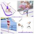 thumbnail image 2 of Fbsport Purple 10m/32.8ft Inflatable Air Track Tumbling Gymnastic Mat Floor Home Training W/ Pump, 2 of 3