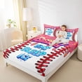 thumbnail image 4 of Feelyou Cartoon Desserts Kids Bed Sheets, Baseball Ice Hockey King Sheets, Happy Birthday Party Sheet Set, Breathable Home Decor, 4-Piece, 4 of 7