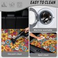 thumbnail image 5 of DISNIMO Trunk Liner for SUV Floral Print Heavy Duty Car Cargo Mat Machine Washable Dog Cargo Cover Suitable for All Season, 5 of 7