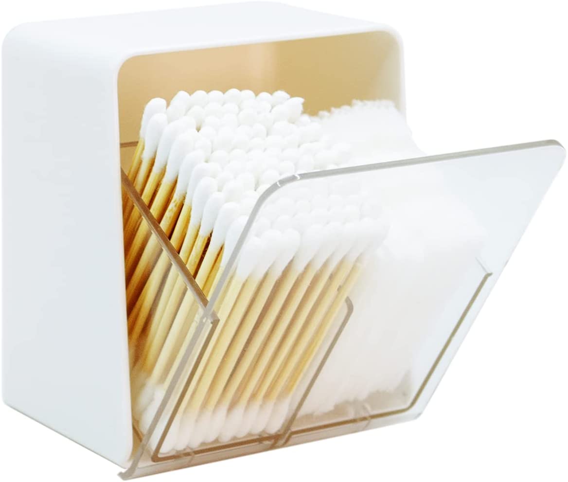 1Pc Cotton Swabs Qtips Holder Canisters for Cotton Swabs, Cotton