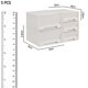 thumbnail image 3 of Caja de almacenamiento de cajones de , organizador de cajones apilables, caja de almacenamiento de plástico con cajón y compartimentos, y, 3 of 8