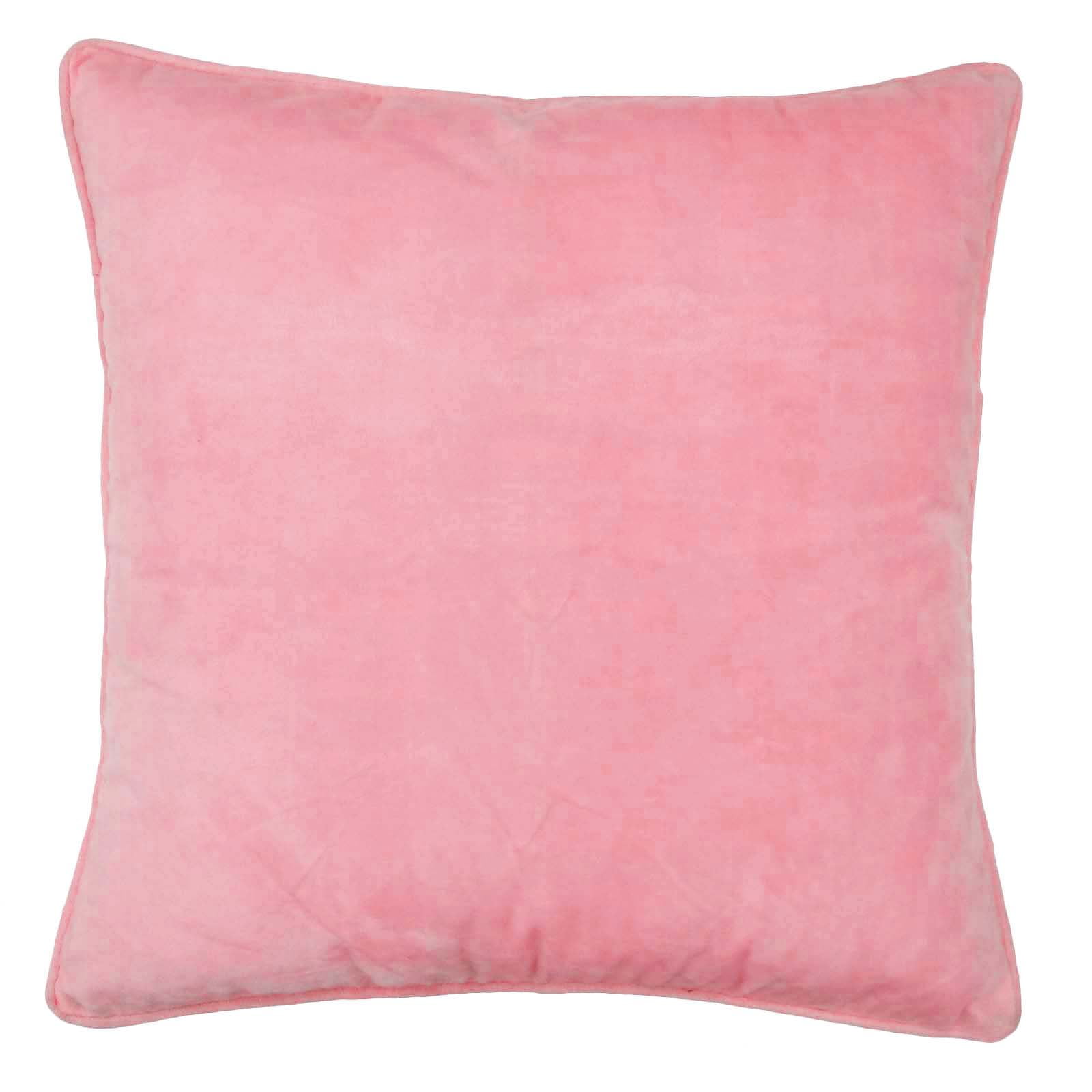 Indian Pillow Throw Decorative Decor Pink Cushion Cover Sofa Velvet