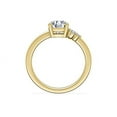 thumbnail image 2 of 0.70 Ct Brilliant Round Cut Genuine Diamond Sparkle Solitaire Engagement Ring for Women Solid 14K Yellow Gold Size 6.5, 2 of 8
