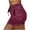 Wine, variant on Abomasnow Shorts for Women Cotton Blend Yoga and Running Short Casual Elastic Waist Drawstring Bike Shorts with Pockets