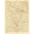 thumbnail image 2 of USGS 19x24 Gold Ornate Wood Framed with Double Matting Museum Art Print Titled - Winsted Connecticut Sheet - USGS 1892, 2 of 4