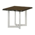 thumbnail image 2 of Home Square Krestian Contemporary Wood End Table in Oak and White - Set of 2, 2 of 7